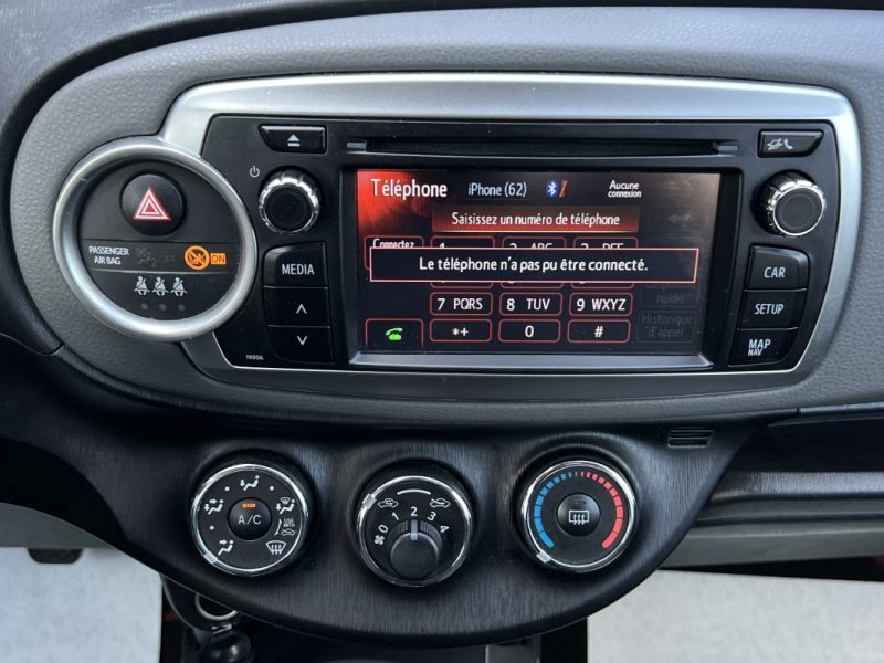 TOYOTA YARIS 3 III 1.0 VVTi 69 Cv 5 PORTES / ECRAN TACTILE CAMERA RECUL CRIT AIR 1 - GARANTIE 1 AN