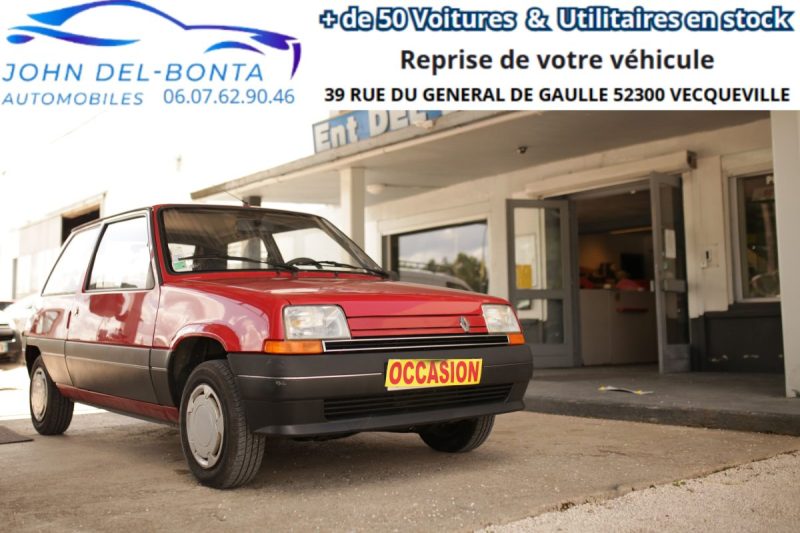 RENAULT SUPER CINQ 1988 GARANTIE 12 MOIS