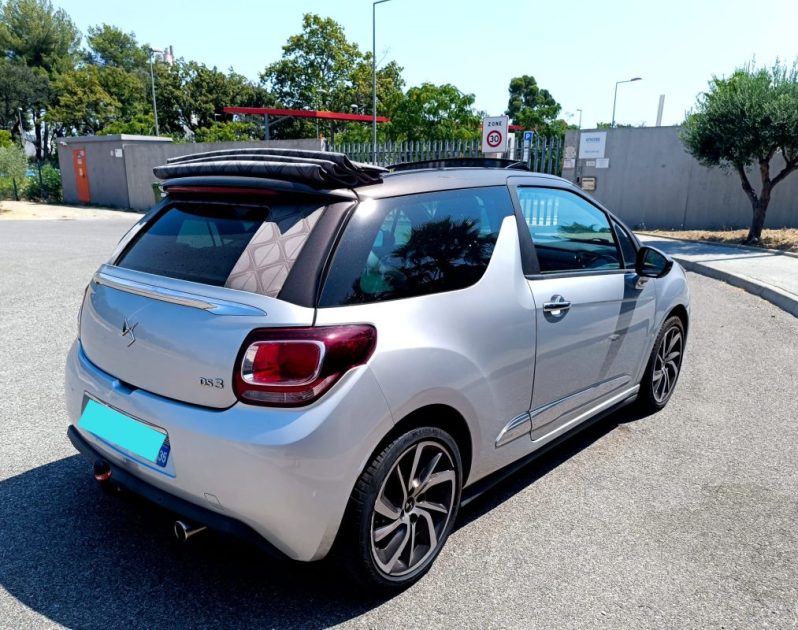 DS 3 Cabrio 1.2 Sport  Chic 110CV EAT6 cabriolet, 6 cv, 3 portes, 2016, garantie 3 mois.