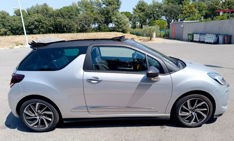 DS 3 Cabrio 1.2 Sport  Chic 110CV EAT6 cabriolet, 6 cv, 3 portes, 2016, garantie 3 mois.