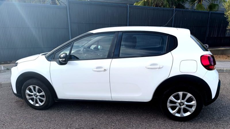 Citroën C3 1.6 BLUEHDI 75 CV SS FEEL berline 5 places, blanc, 4 cv, 5 portes, 2018, garantie 3 mois