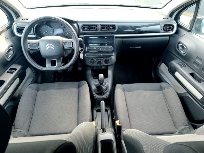 Citroën C3 1.6 BLUEHDI 75 CV SS FEEL berline 5 places, blanc, 4 cv, 5 portes, 2018, garantie 3 mois