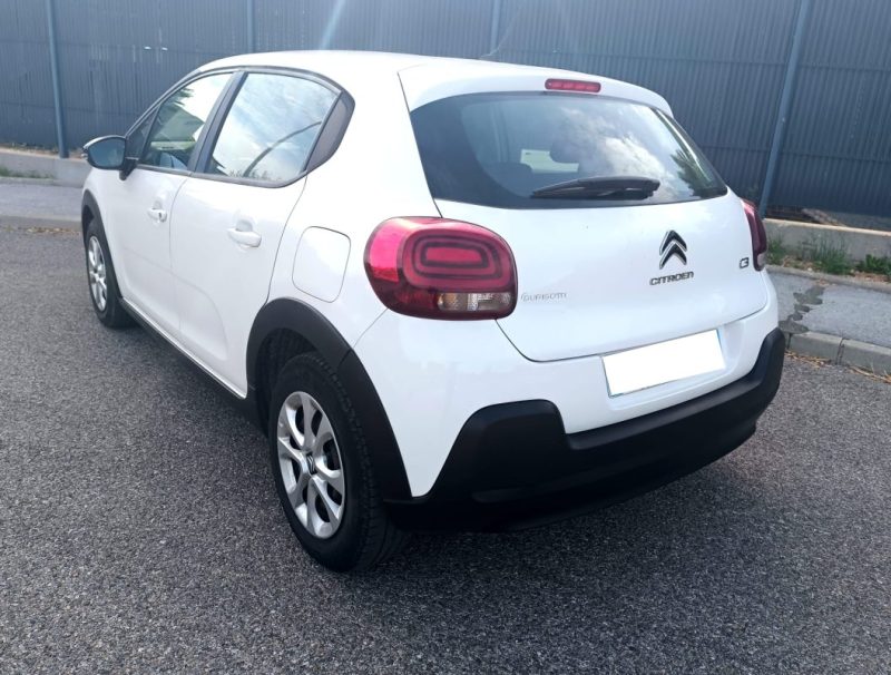 Citroën C3 1.6 BLUEHDI 75 CV SS FEEL berline 5 places, blanc, 4 cv, 5 portes, 2018, garantie 3 mois