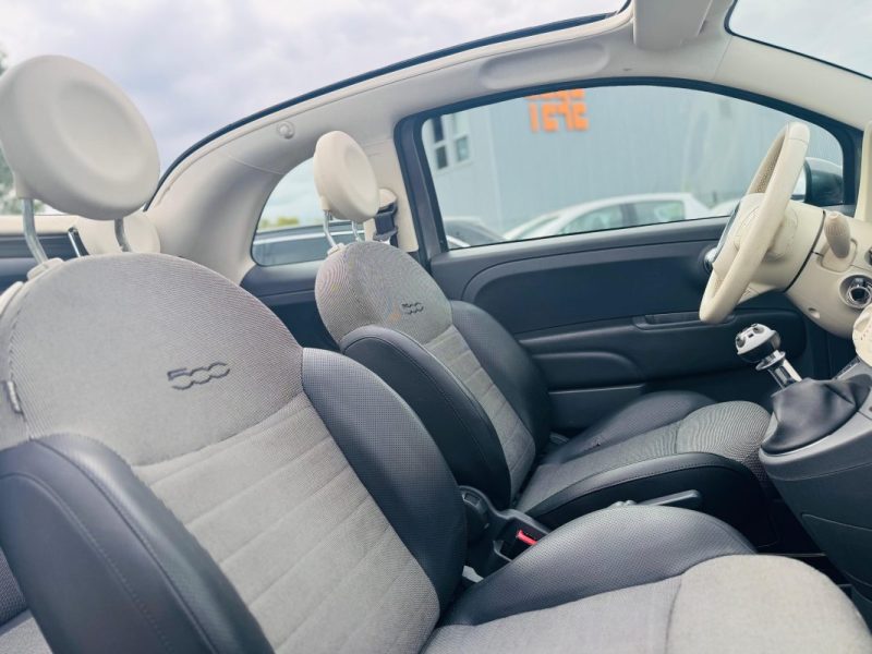 FIAT 500C 1.2 69ch LOUNGE