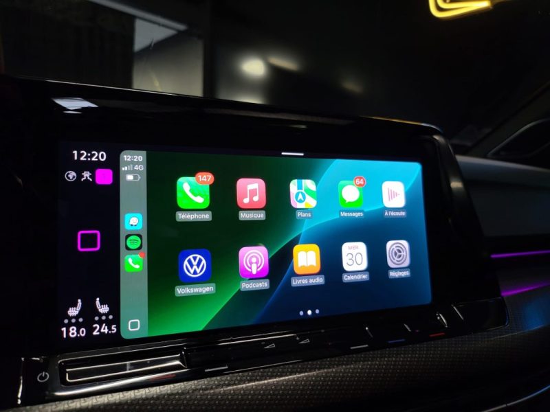 VOLKSWAGEN GOLF VIII R 2.0 TSI 370ch 4Motion DSG7 / AKRAPOVIC + TETE HAUTE + NURBURGRING /