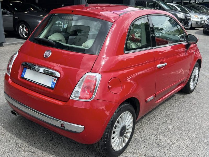 FIAT 500 II LOUNGE 1.2 69 Cv BOITE AUTOMATIQUE / TOIT PANORAMIQUE CRIT AIR 1 - GARANTIE 1 AN