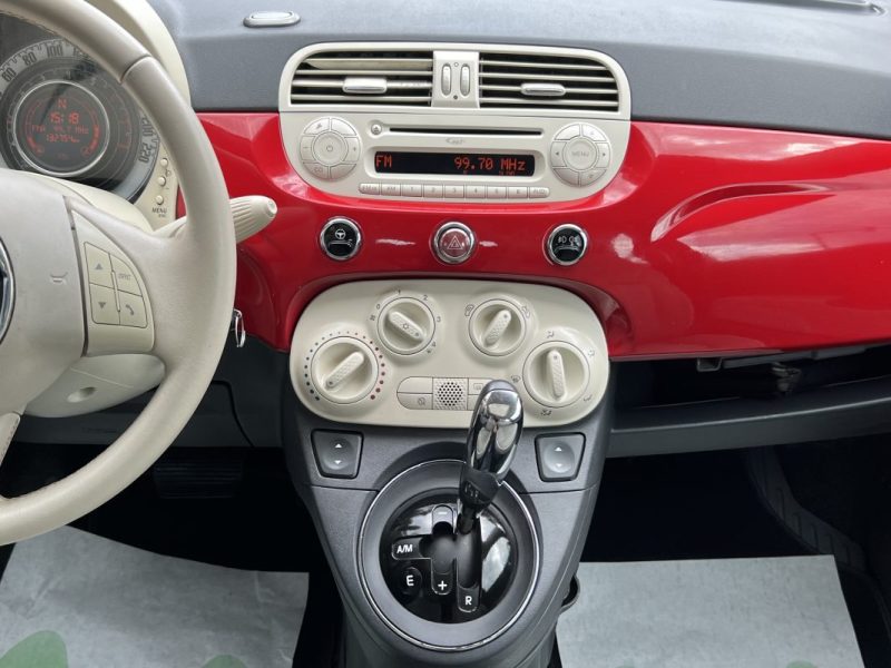 FIAT 500 II LOUNGE 1.2 69 Cv BOITE AUTOMATIQUE / TOIT PANORAMIQUE CRIT AIR 1 - GARANTIE 1 AN