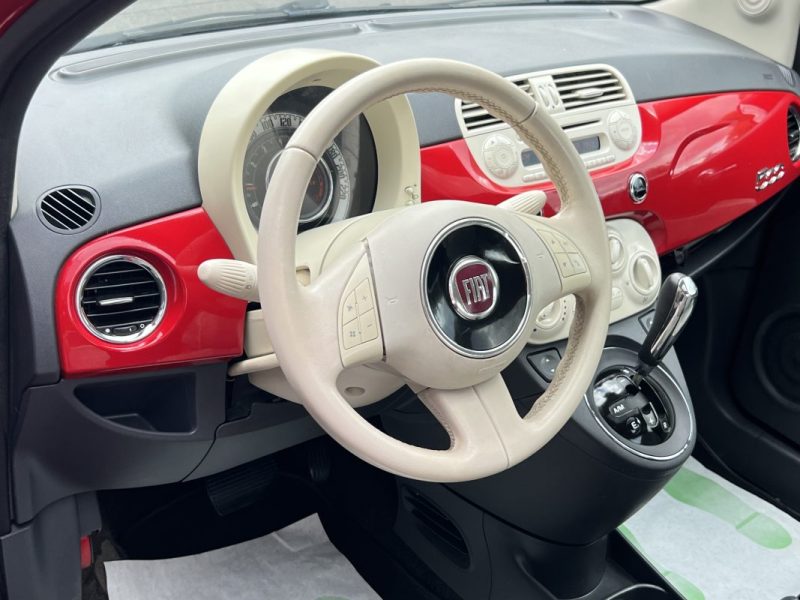 FIAT 500 II LOUNGE 1.2 69 Cv BOITE AUTOMATIQUE / TOIT PANORAMIQUE CRIT AIR 1 - GARANTIE 1 AN