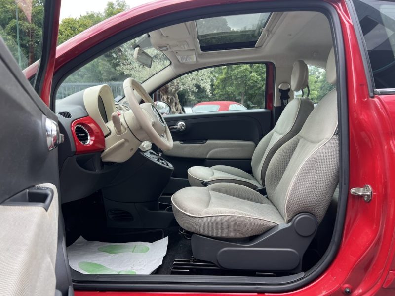 FIAT 500 II LOUNGE 1.2 69 Cv BOITE AUTOMATIQUE / TOIT PANORAMIQUE CRIT AIR 1 - GARANTIE 1 AN