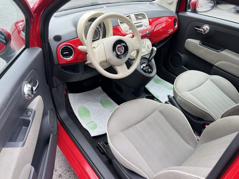 FIAT 500 II LOUNGE 1.2 69 Cv BOITE AUTOMATIQUE / TOIT PANORAMIQUE CRIT AIR 1 - GARANTIE 1 AN