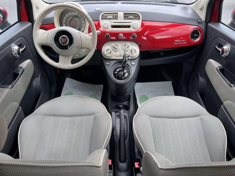 FIAT 500 II LOUNGE 1.2 69 Cv BOITE AUTOMATIQUE / TOIT PANORAMIQUE CRIT AIR 1 - GARANTIE 1 AN