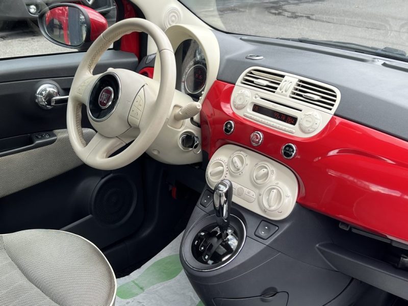 FIAT 500 II LOUNGE 1.2 69 Cv BOITE AUTOMATIQUE / TOIT PANORAMIQUE CRIT AIR 1 - GARANTIE 1 AN