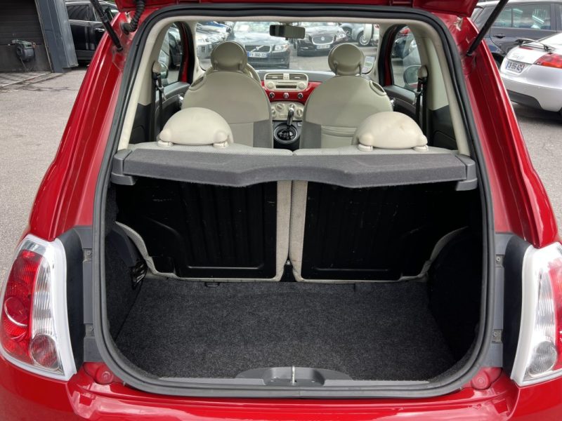 FIAT 500 II LOUNGE 1.2 69 Cv BOITE AUTOMATIQUE / TOIT PANORAMIQUE CRIT AIR 1 - GARANTIE 1 AN