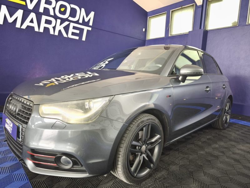 AUDI A1 1.4 TFSI 122 Cv - SPORTBACK - SEMI CUIR - RÉGULATEUR DE VITESSE - ALLUMAGE AUTO DES FEUX 