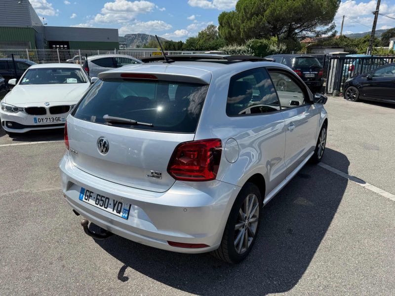 VOLKSWAGEN POLO 1.2 TSI 90CH PHASE 2 TOIT OUVRANT GARANTIE 