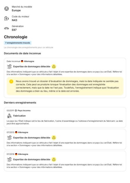 BMW 116I 1.2 E 87 Edition Confort garantie 12 mois 2011