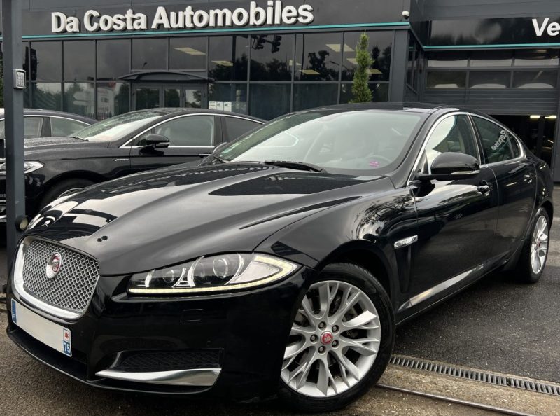 JAGUAR XF PHASE 2 LUXE 2.2 D 200 Cv 1ERE MAIN / 59 100 Kms BVA8 INTERIEUR CUIR GPS - GARANTIE 1 AN