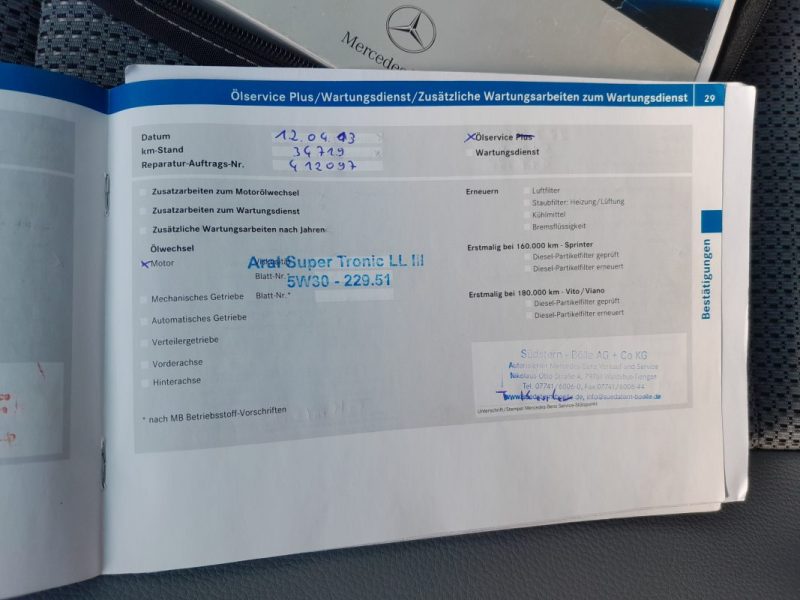 MERCEDES-BENZ VIANO 2008 2.2 CDI TREND LONG