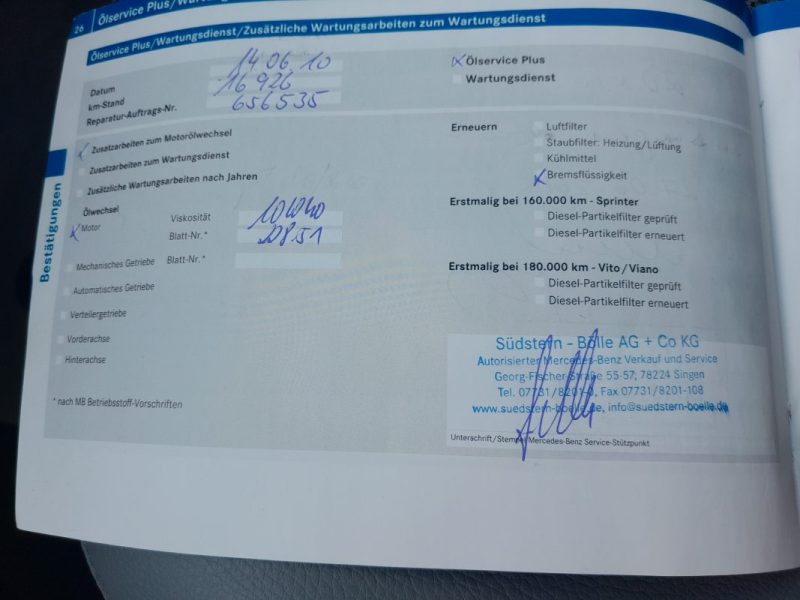 MERCEDES-BENZ VIANO 2008 2.2 CDI TREND LONG