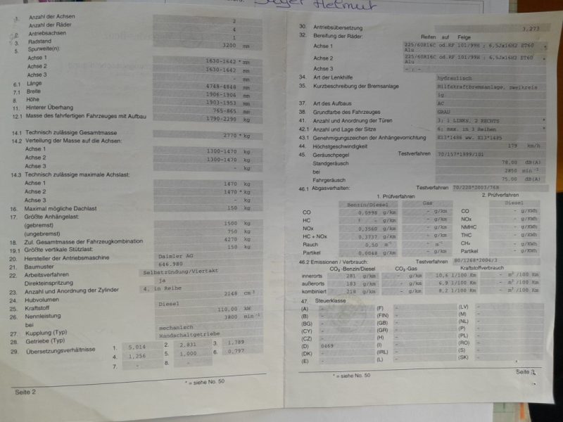 MERCEDES-BENZ VIANO 2008 2.2 CDI TREND LONG