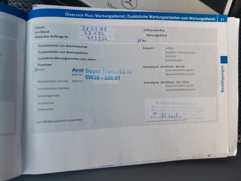 MERCEDES-BENZ VIANO 2008 2.2 CDI TREND LONG