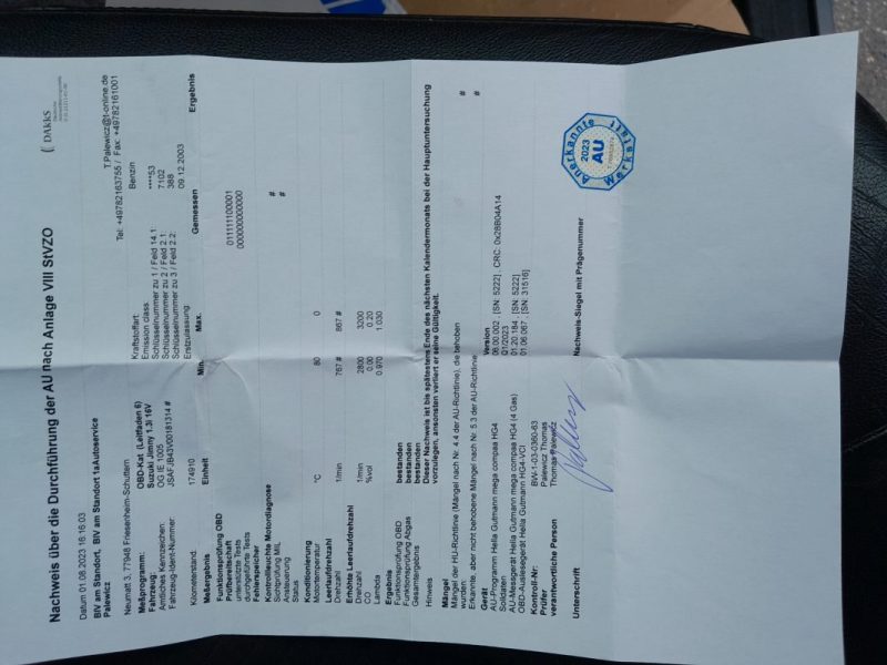 SUZUKI JIMNY 1.3l JX 80CV 3P GARANTIE 12 MOIS