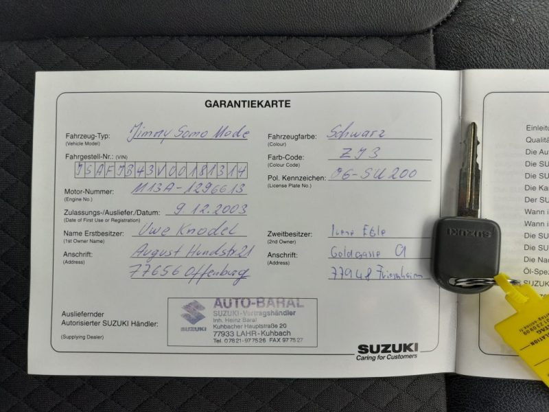 SUZUKI JIMNY 1.3l JX 80CV 3P GARANTIE 12 MOIS