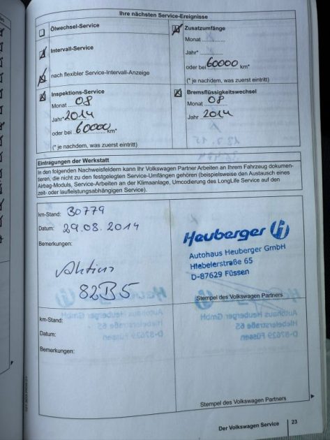 VOLKSWAGEN TOURAN 2011 1.6 TDI CONFORTLINE 7 PLACES 1ER MAIN 2011    