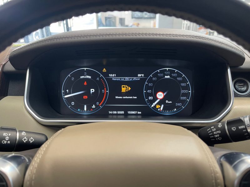 RANGE ROVER IV GARANTIE 12 MOIS 4.4 SDV8 339ch VOGUE SWB FULL 1ERE MAIN HISTORIQUE COMPLET LAND 🇨🇵