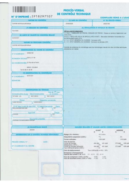 LAND ROVER DISCOVERY 4 2012