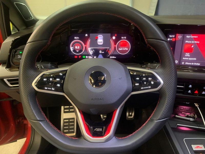 VOLKSWAGEN GOLF 8 GTI ClubSport Edition 45 2.0 TSI 300ch DSG7-Sièges baquets-Akrapovic-23 000km