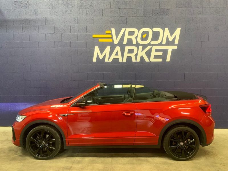 VOLKSWAGEN T-ROC CAB 1.5 TSI Rline 150ch DSG7-Cuir matelassé-CarPlay-28 000km 