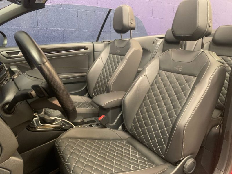 VOLKSWAGEN T-ROC CAB 1.5 TSI Rline 150ch DSG7-Cuir matelassé-CarPlay-28 000km 