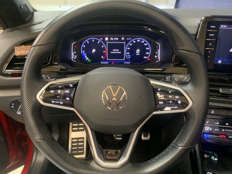 VOLKSWAGEN T-ROC CAB 1.5 TSI Rline 150ch DSG7-Cuir matelassé-CarPlay-28 000km 