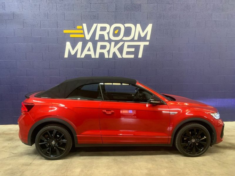 VOLKSWAGEN T-ROC CAB 1.5 TSI Rline 150ch DSG7-Cuir matelassé-CarPlay-28 000km 