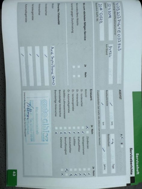 MERCEDES BENZ CLASSE CLC  2009