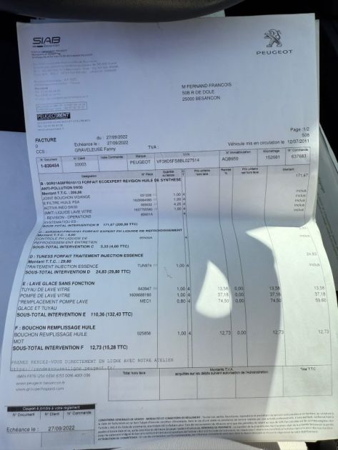 PEUGEOT 5081.6i VTI 120CV ACCES BVA BMP6