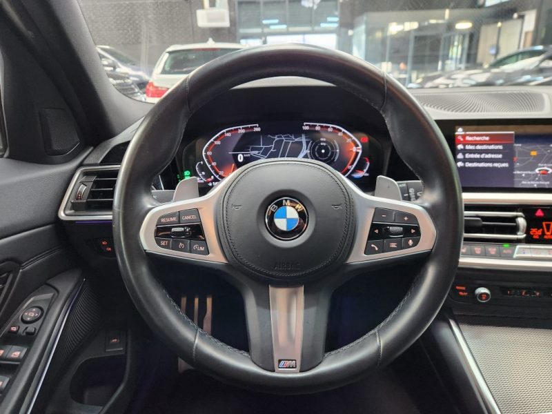 BMW SERIE 3  2021 TOURING 330d 286Ch BVA8 G21 M Sport*CARPLAY+CAM 360°+TETE HAUTE*