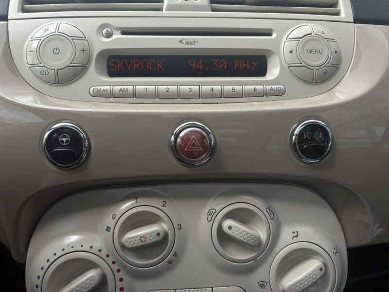 FIAT 500 1.2 69ch Lounge 🚗 Toit pano 🌞 / Radar recul 📡 / Clim ❄️ / Garantie 6 mois ✅