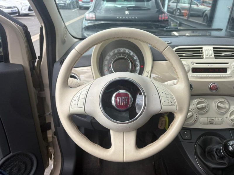 FIAT 500 1.2 69ch Lounge 🚗 Toit pano 🌞 / Radar recul 📡 / Clim ❄️ / Garantie 6 mois ✅