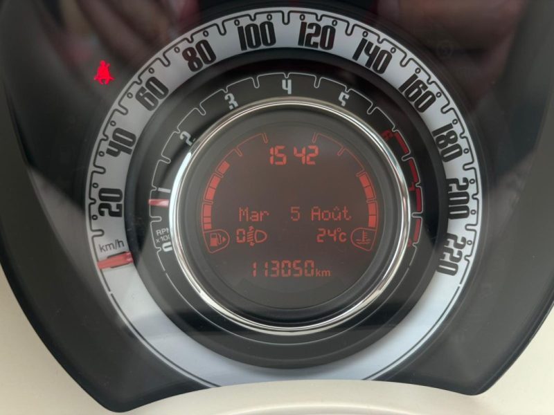 FIAT 500 1.2 69ch Lounge 🚗 Toit pano 🌞 / Radar recul 📡 / Clim ❄️ / Garantie 6 mois ✅