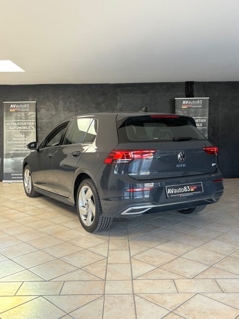 Volkswagen Golf 8 GTE DSG 245CV Hybride Rechargeable / Etat Neuf / Carnet VW / CT OK 