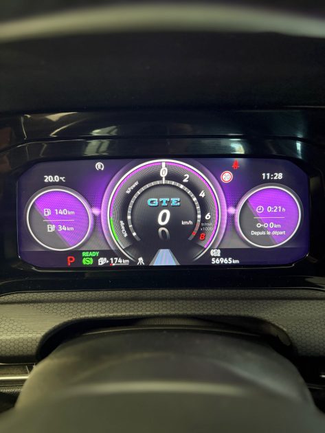 Volkswagen Golf 8 GTE DSG 245CV Hybride Rechargeable / Etat Neuf / Carnet VW / CT OK 