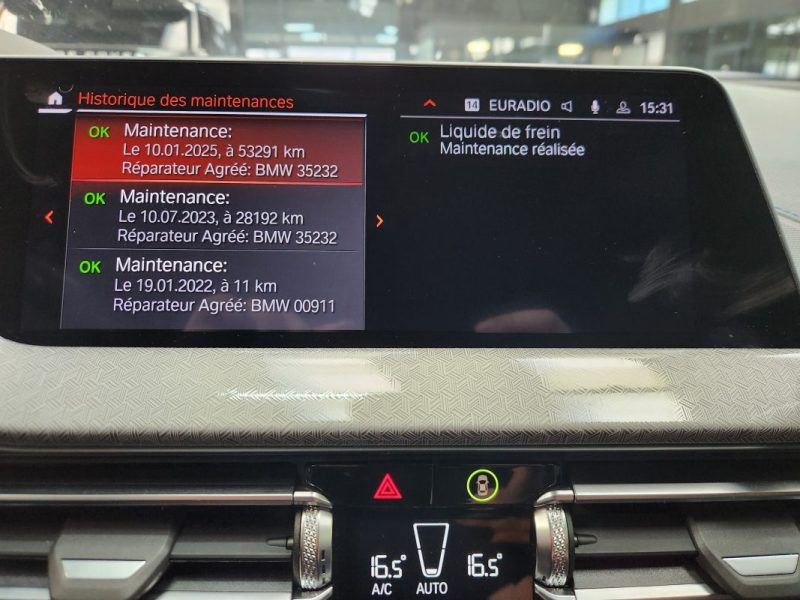 BMW SERIE 1 2022 F40 128TI 265 BVA8*1°MAIN*SIEGES M Perf.*