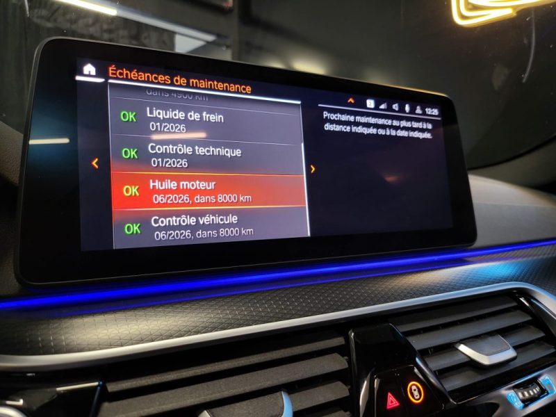 BMW SERIE 5 530 I 252cv M SPORT / TOIT OUVRANT / ECLAIRAGE D\'AMBIANCE / SIEGE ELECRIQUE A MEMOIRE