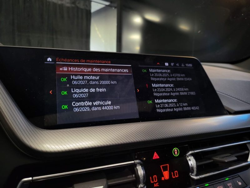 B.M.W. SERIE 1 118i 136ch M Sport / TOIT OUVRANT / SIEGES ELECTRIQUES CHAUFFANTS / CAMERA / VIRTUAL 