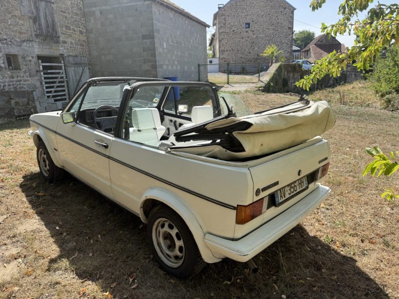 VOLKSWAGEN GOLF I Cabriolet 1984 1.6i 75cv KARMAN DEPOT-VENTE
