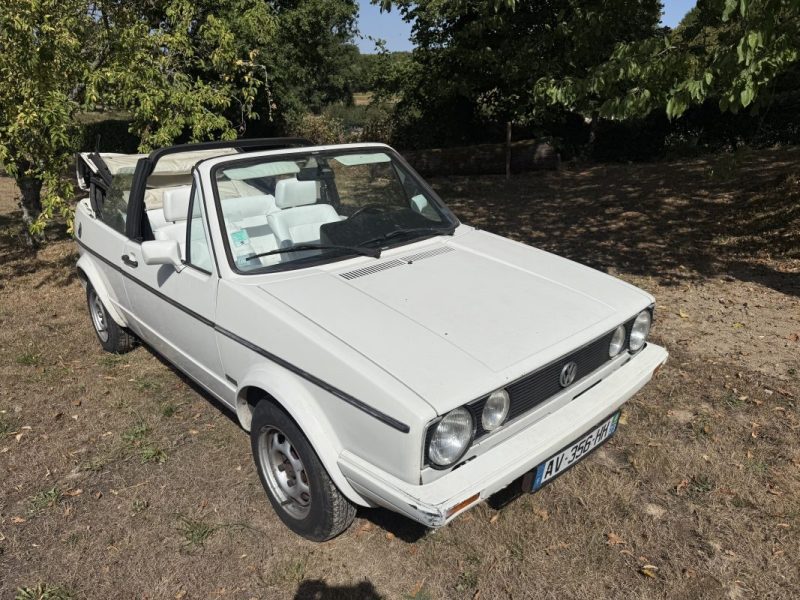 VOLKSWAGEN GOLF I Cabriolet 1984 1.6i 75cv KARMAN DEPOT-VENTE