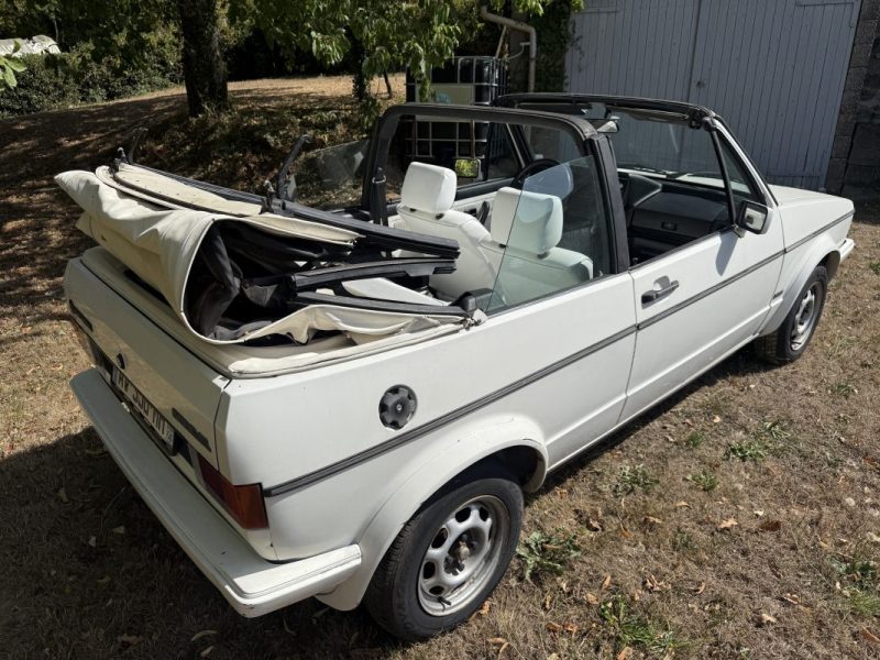 VOLKSWAGEN GOLF I Cabriolet 1984 1.6i 75cv KARMAN DEPOT-VENTE