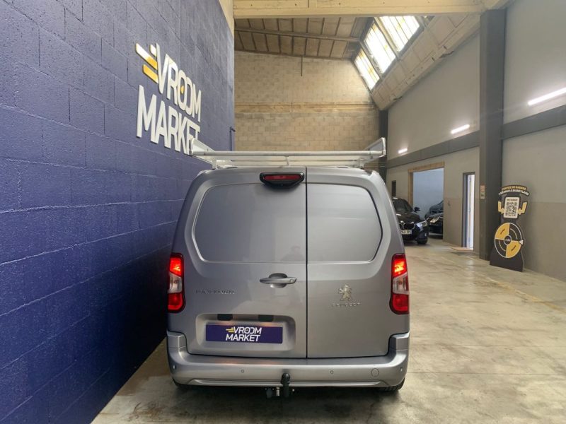 PEUGEOT PARTNER ASPHALT 1.5 BlueHDI 130ch BVA8-Galerie de rangement utile-Attelage-CarPlay